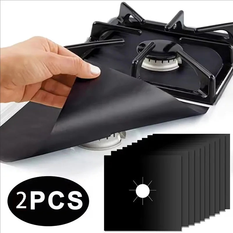 Gas Stove Protector Reusable Cooker Lid Liners - Kitchen Cookware Accessories