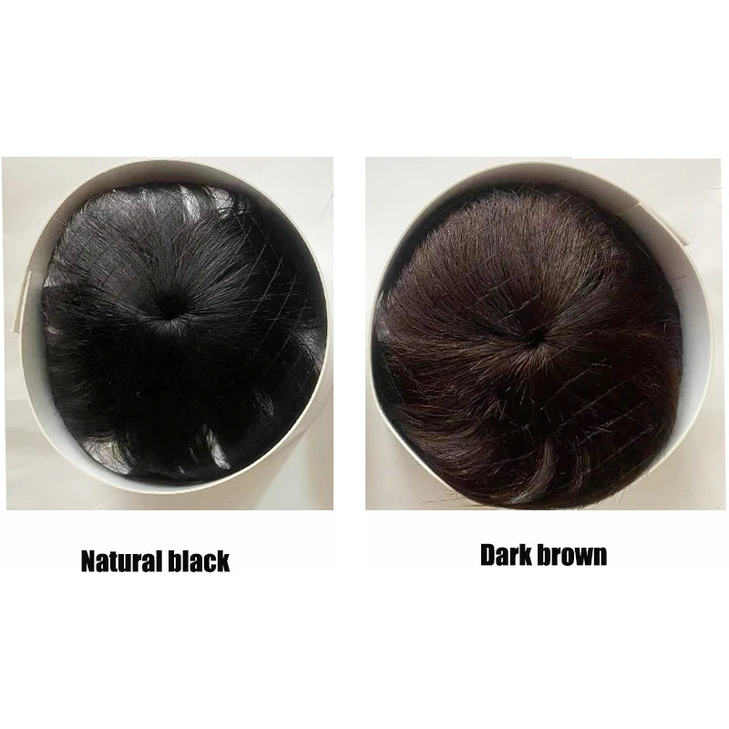 Lightweight Human Hair Topper with Clips for Volume & Thickness - 15cm & 20cm