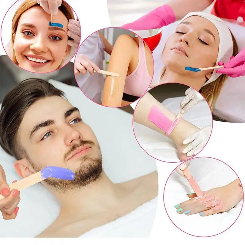 Foldable Portable Wax Heater & Warmer for Hair Removal 400ML Silicone Body Spa