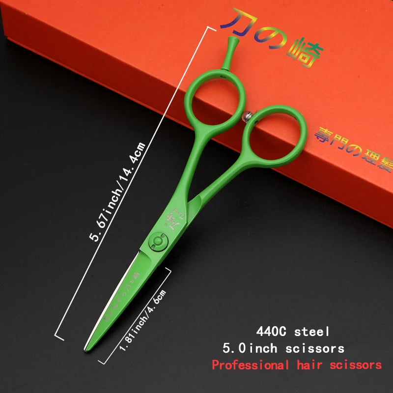Professional Hairdressing Scissors High-Grade Steel Hair Cutting Shears 5.0-7.0 Inch