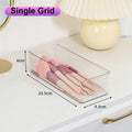 Acrylic Cosmetics Storage Box for Lipstick & Makeup Brushes, Layered Organizer, Desktop Drawer, Clear