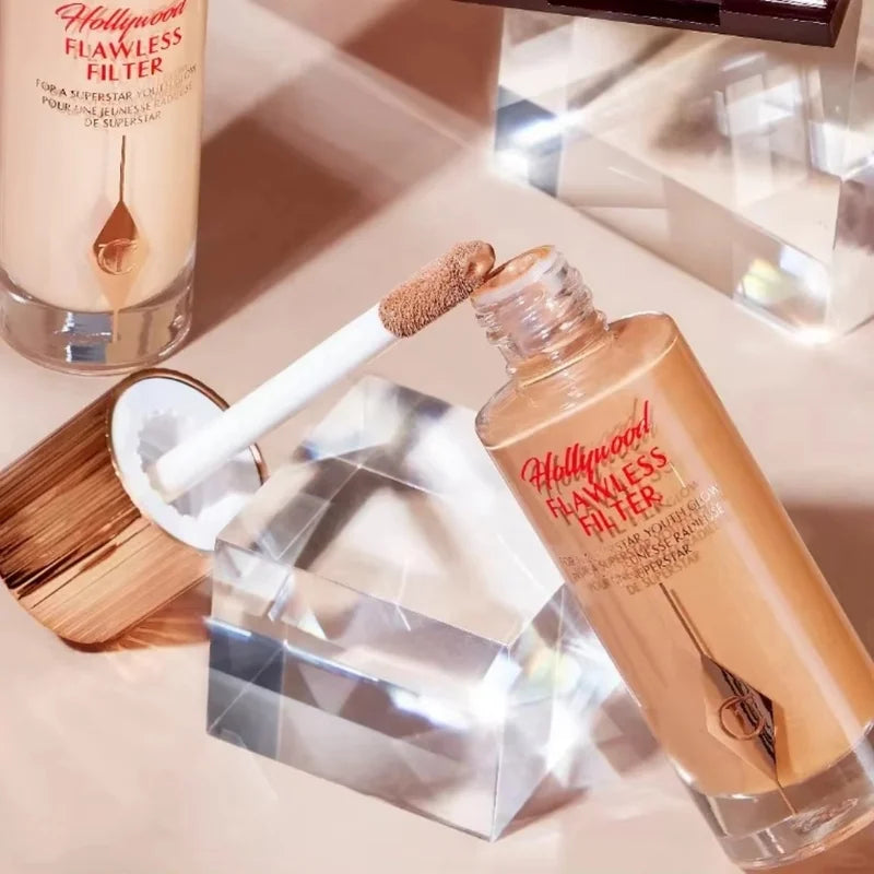 Liquid Highlighter Palette with Satin-Matte and Metallic Finishes for Glowing Skin