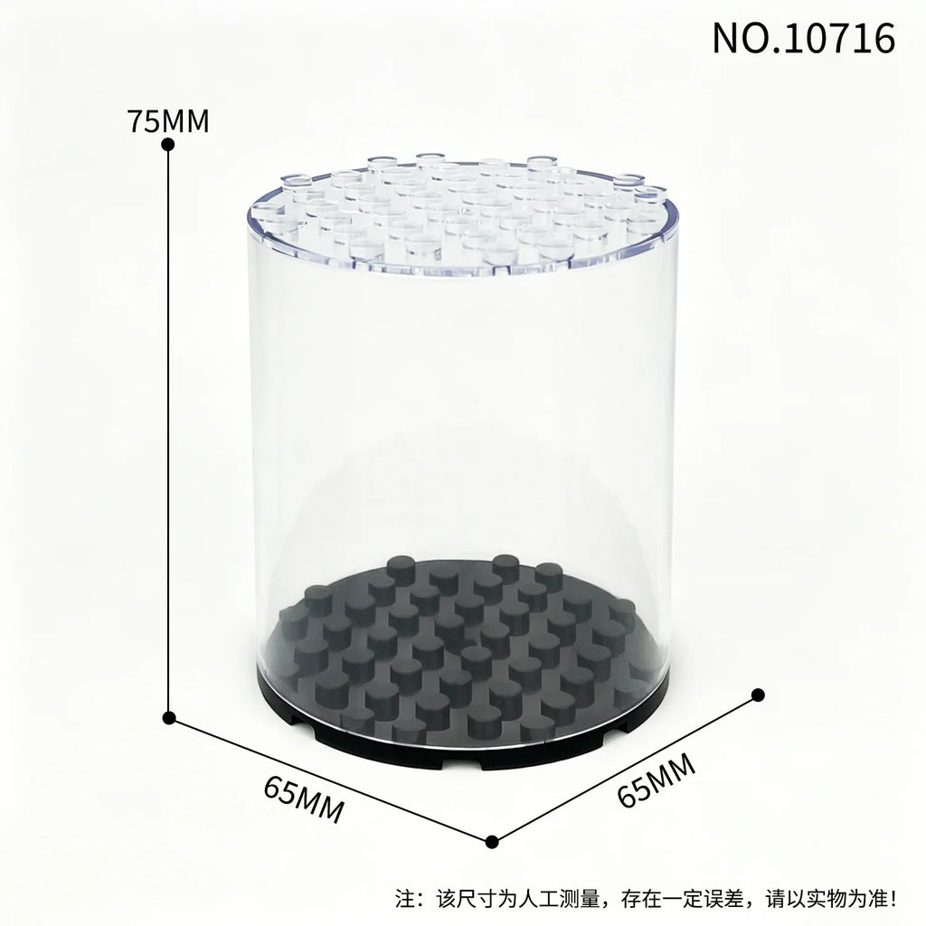 Mini Doll Display Storage Box for Building Blocks Large Capacity Organizer