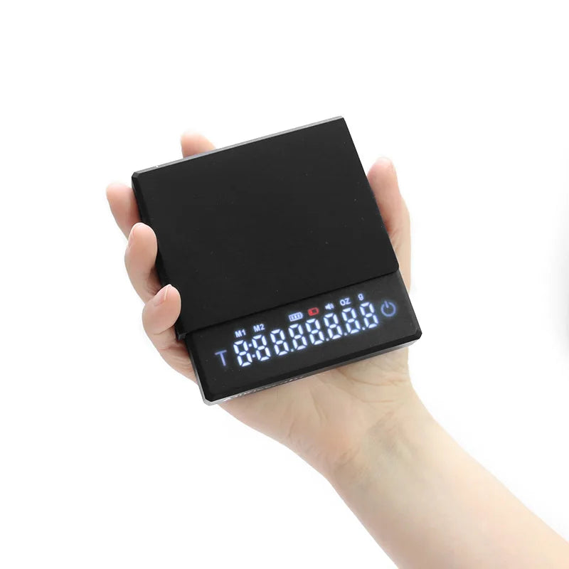 Digital Kitchen Coffee Scale with Timer, High Precision 0.1g, Espresso Barista Accessory