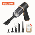Portable Car Vacuum Cleaner with Long Battery Life - Powerful Handheld Auto Cleaner