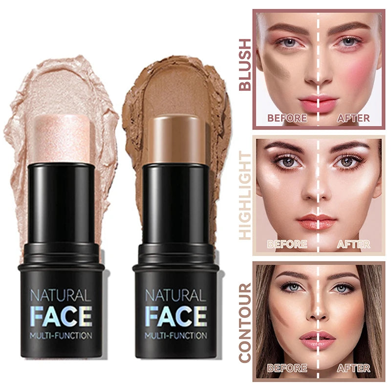 Highlighter Stick Contour & Brightening Makeup for Radiant Skin - Multiple Colors