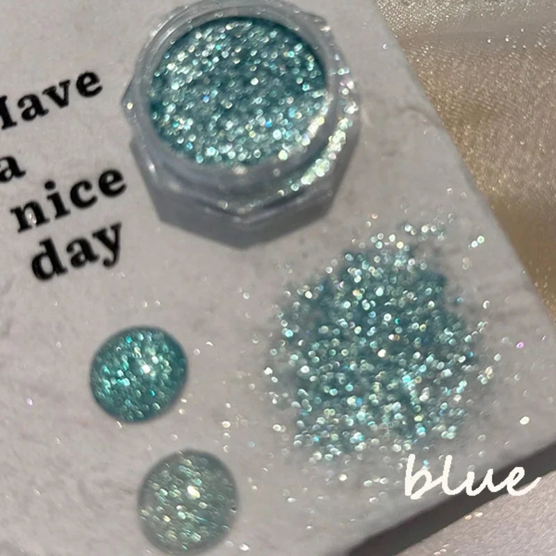 Diamond Nail Powder Glitter Set for DIY Nail Art - Multiple Colors