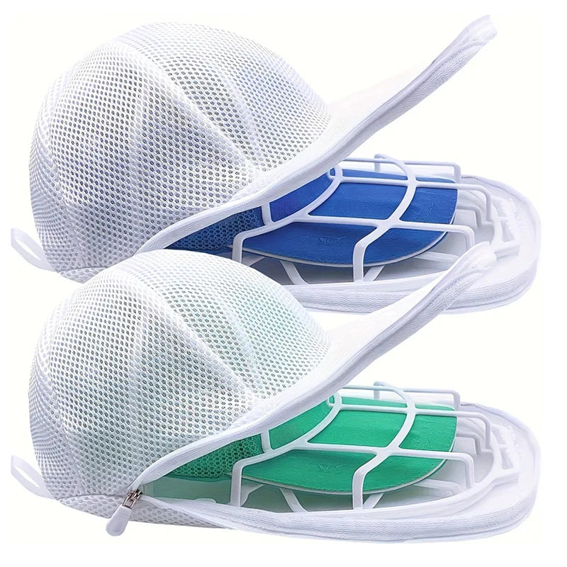 Baseball Cap Washer Bag with Inner Frame | Gentle Machine Wash & Shape Protection
