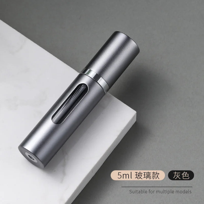 5ml Refillable Travel Perfume Bottle with Spray Pump - Portable Mini Atomizer