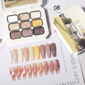 Solid Gel Nail Polish for Nail Art & French Style Creation - Multi-Color