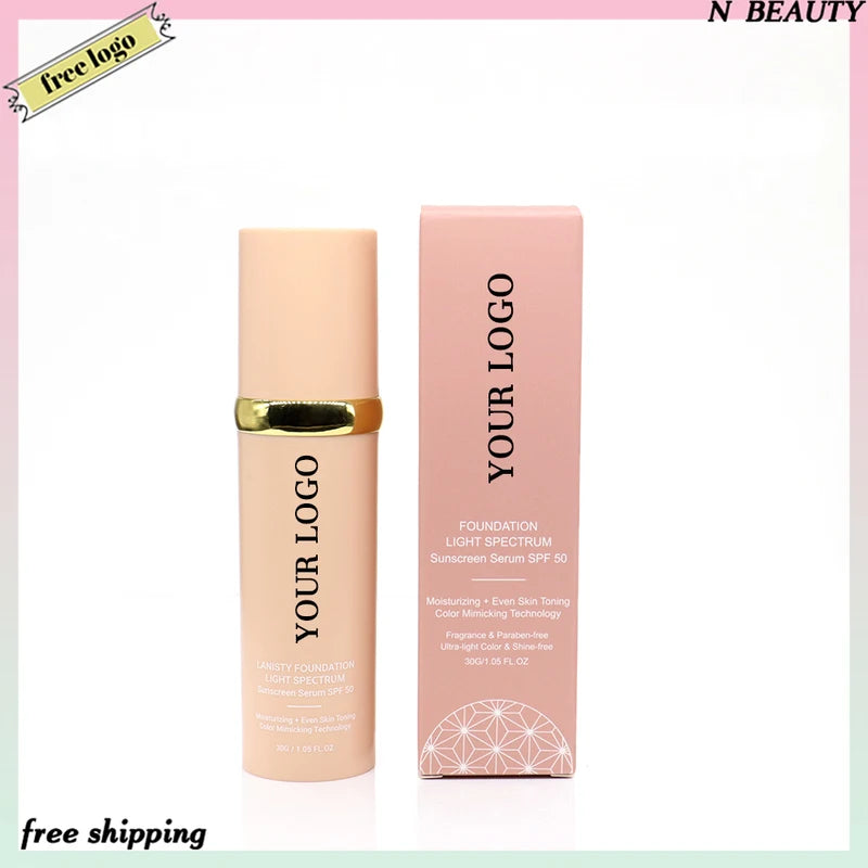 Long Lasting Waterproof Liquid Foundation 4-in-1 Bionic Temperature Changing Face Makeup