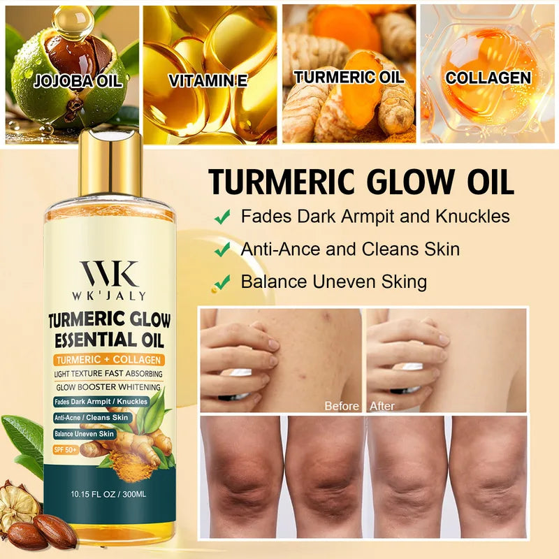 Deep Moisturizing Body Oil for Dark Skin - Hydrating & Spot Reduction