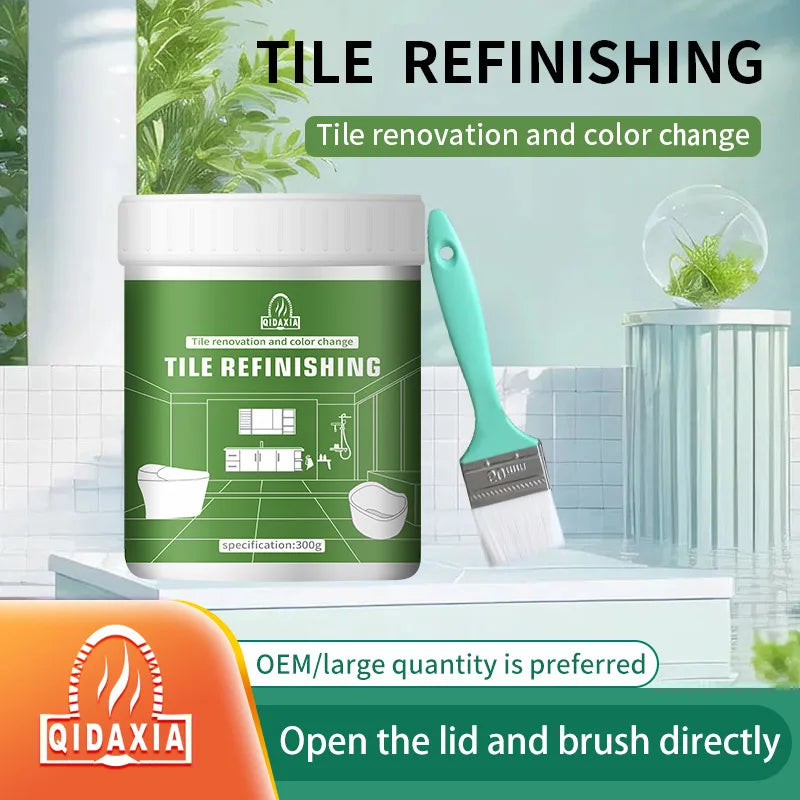 3-in-1 Tile Paint for Bathrooms and Living Rooms - Rich Colors, Multiple Shades