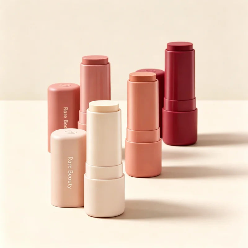 Liquid Blush and Lip Balm Set - Waterproof, 12H Wear, Shea & Hyaluronic Acid