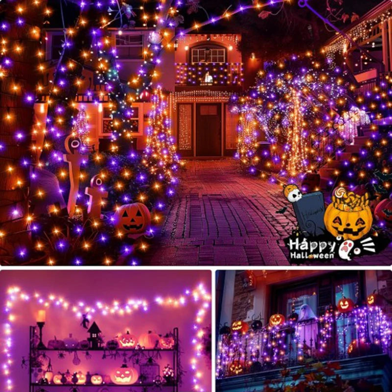 Outdoor LED String Lights for Holiday & Party Decor - 10m to 100m Options