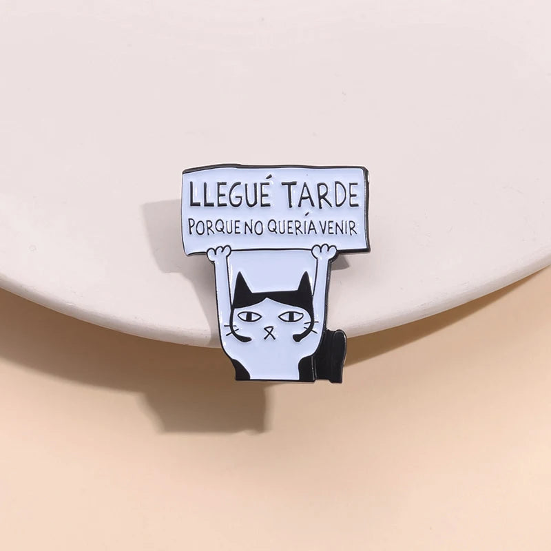 Funny Animal Enamel Pins - Cartoon Brooches Lapel Badges for Kids & Friends