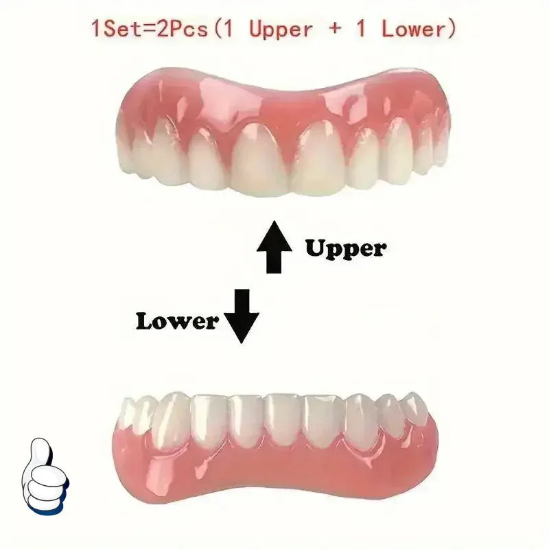 Denture Silicone Kit with Soft Liners - Upper & Lower Denture Repair Set