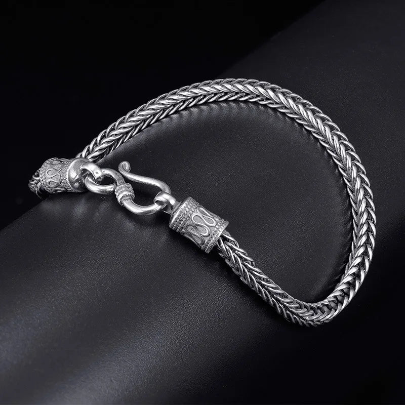 925 Sterling Silver Bracelet Chain for Men Women Luxury Wedding Jewelry