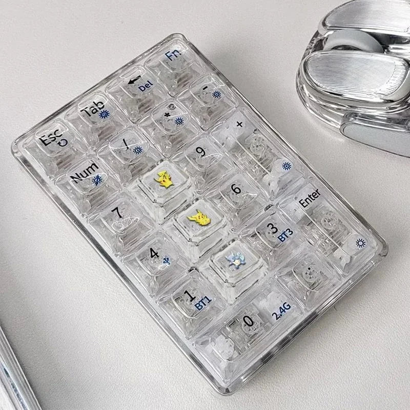 Anime Themed Keycap Set for Mechanical Keyboard - Custom Transparent Characters