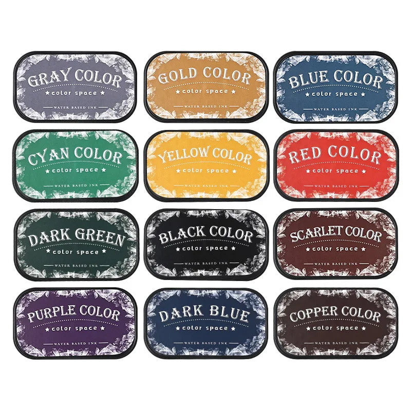 Water-Based Inkpad for Arts & Crafts - High Density Sponge Ink for Scrapbooking & Planning