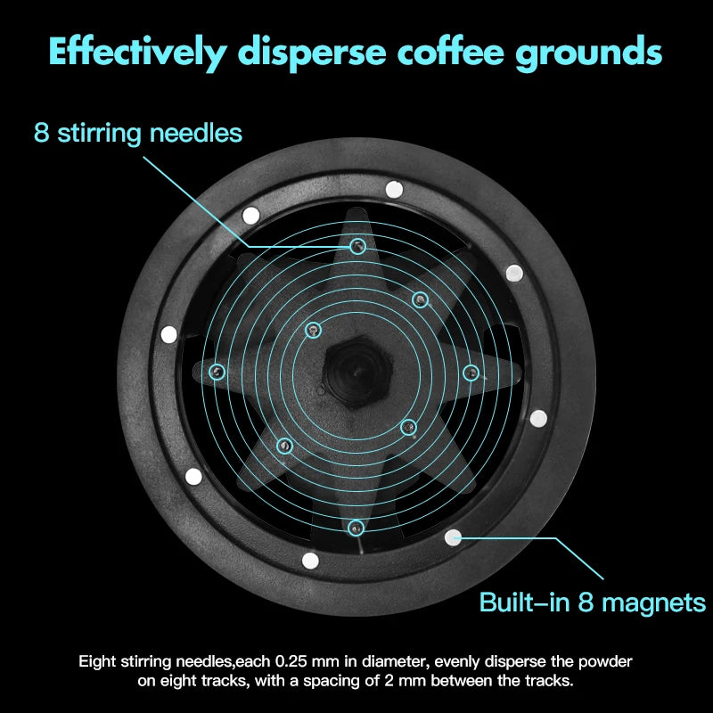 Coffee Stirrer Needle Distributor for Espresso Machines - 51mm 54mm 58mm Barista Accessory