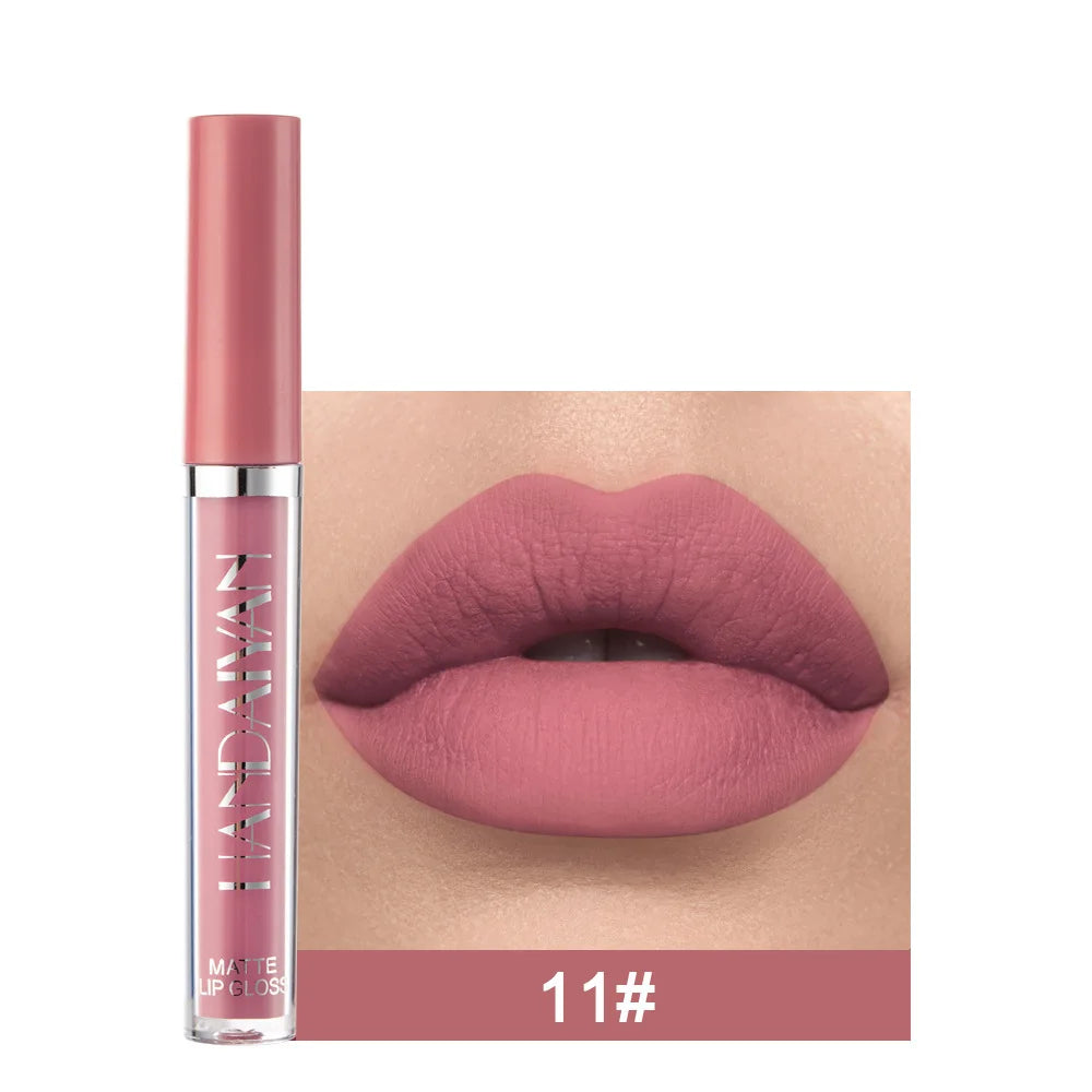 Longlasting Matte Lip Gloss - Waterproof Liquid Lipstick with Vibrant Colors