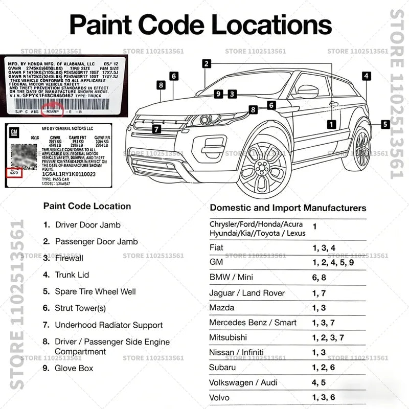 Car Paint Touch Up Pen for Small Scratches Auto Body Repair Waterproof Marker