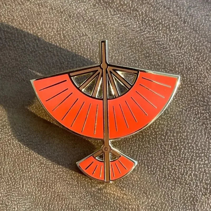 Red Enamel Lapel Pin Avatar the Last Airbender Aang Collectible Badge