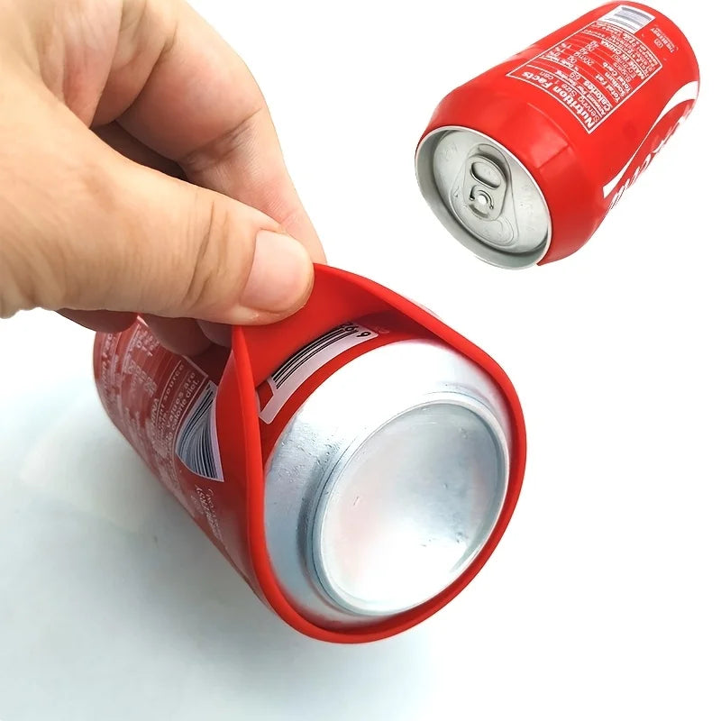 Silicone Beer Can Sleeve - Hidden Soda Can Appearance Fits 355/500ml for Camping & Parties