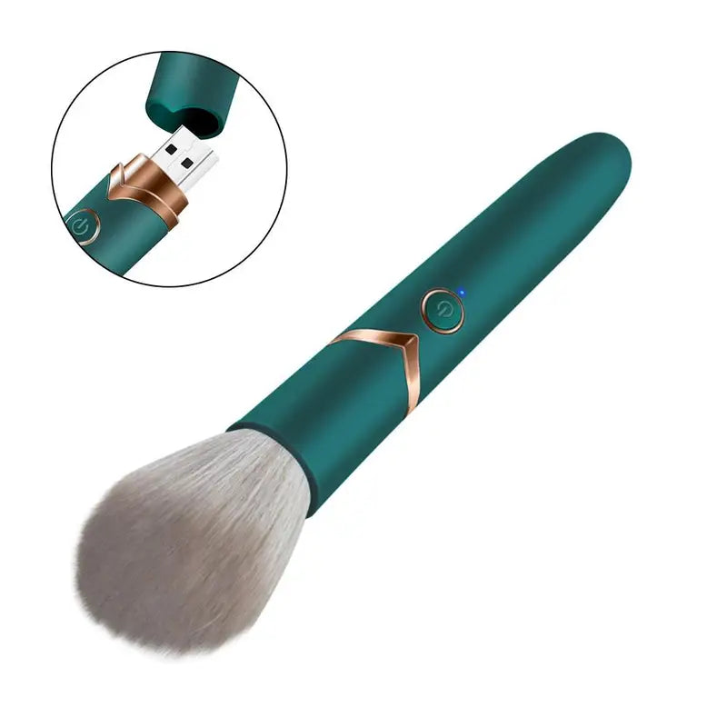 Electric Makeup Brush 2-in-1 Foundation Vibration Tool Portable Rechargeable