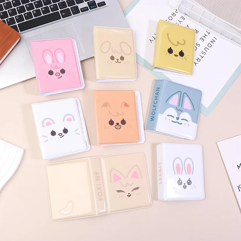 Cute Animal Photo Album 3 Inch Collection Card Binder for Kids - Multiple Colors