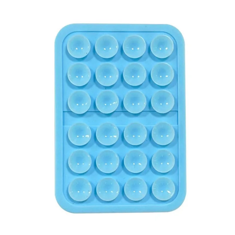 Mobile Phone Suction Cup Holder Silicone Adhesive Fixation Pad Space-Saving
