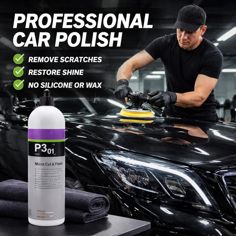 Micro Cut & Finish Polishing Compound 1L for Auto Paint Swirl & Scratch Removal