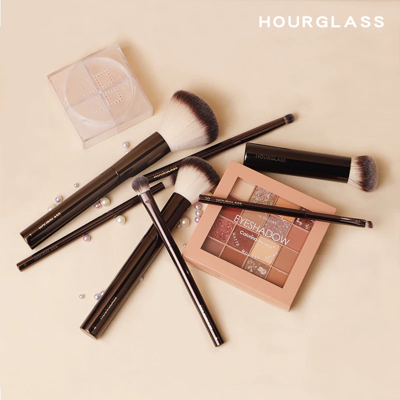 Makeup Brush Set & Kit - Face, Eye, Lip & Cheek Brushes with Powder Foundation