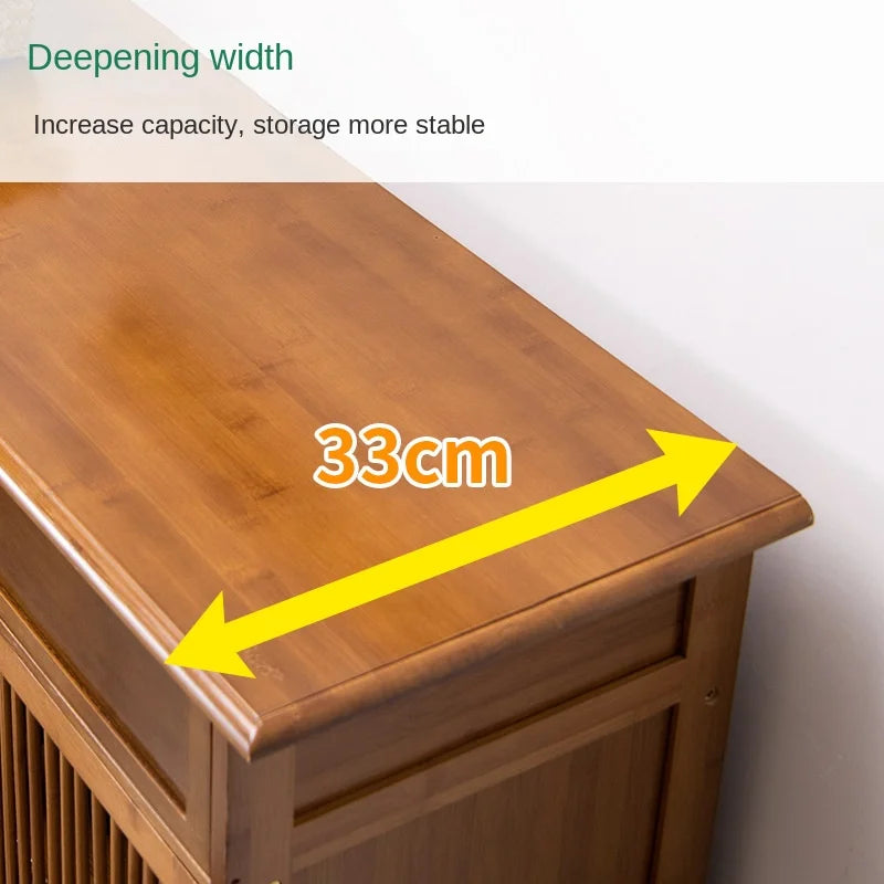 Multi-Layer Shoe Cabinet with Dustproof Storage for Living Room and Apartment