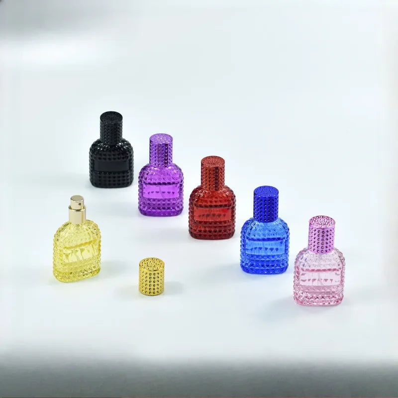 30ml Glass Perfume Bottles Pineapple Style Spray Dispenser Empty Atomizer
