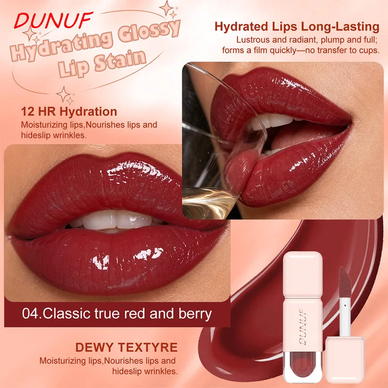 Liquid Lipstick Set - 12 Colors Waterproof Moisturizing Lip Gloss
