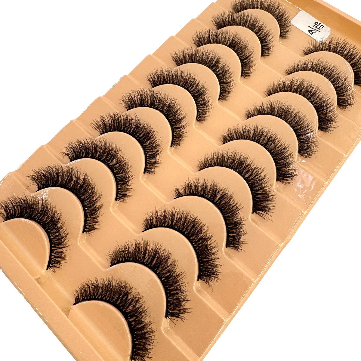 7/10 Pairs Fake Mink Eyelashes Handmade Natural Cross Curly 3D Eye Makeup