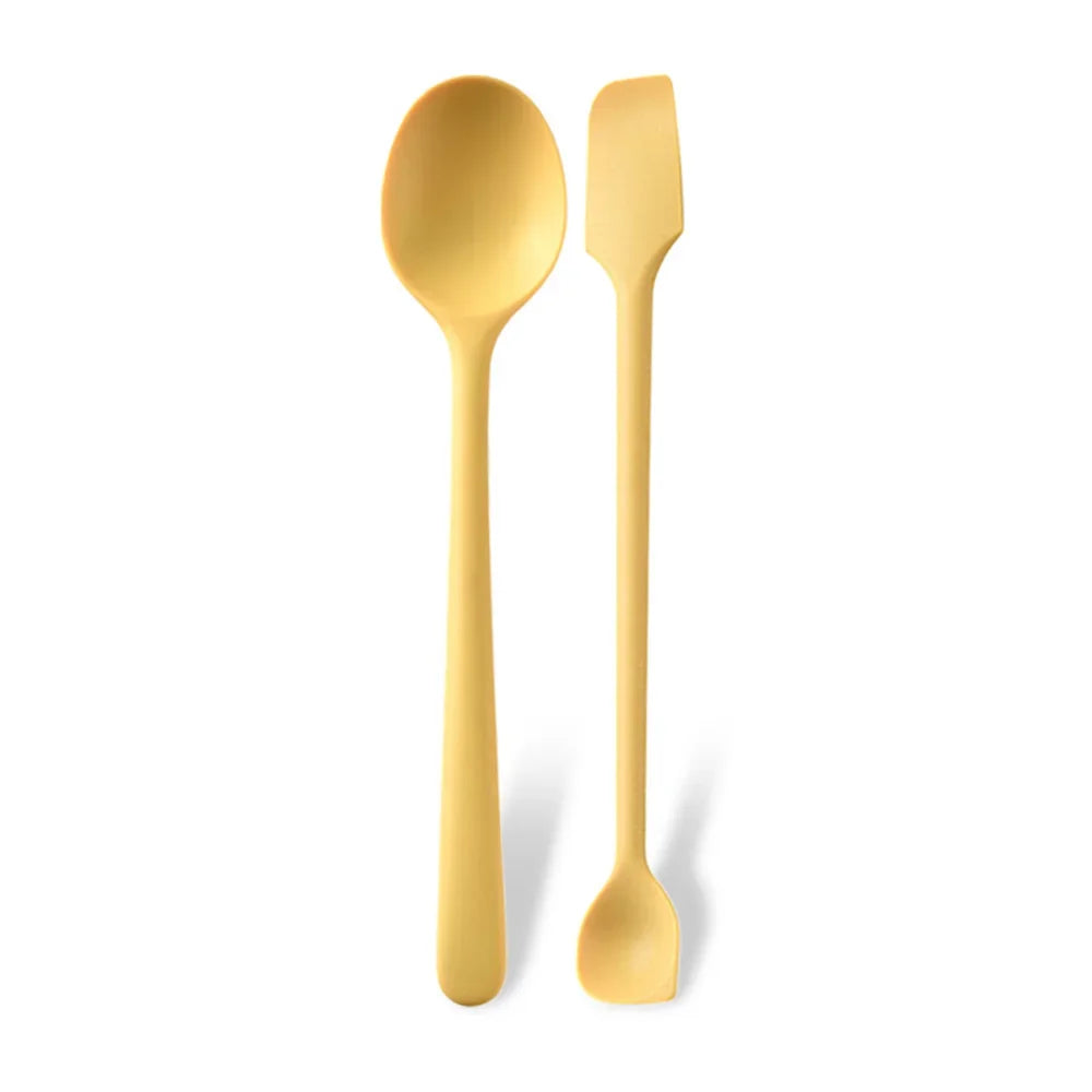 Silicone Small Spoons Set - Heat-Resistant Non-Stick Kitchen Utensils