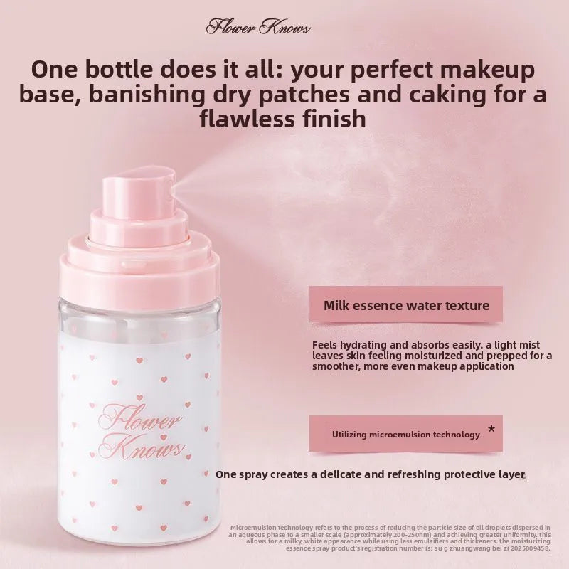 Flower Knows Hydrating Face Mist & Makeup Primer Spray - All-Day Moisturizer & Setting Spray