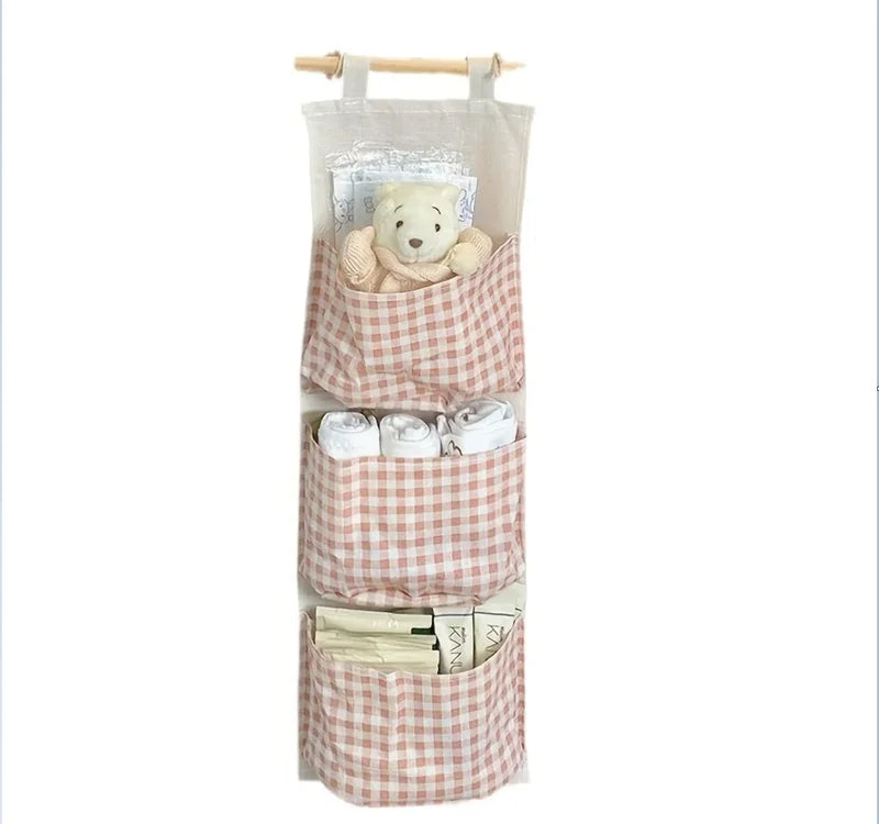Multi-Functional Wall-Mounted Storage Bag Rack for Bedroom & Home Organization