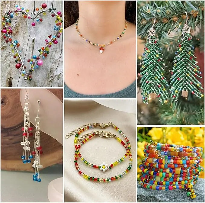 Multicolor 3mm Czech Glass Beads - 1000pcs DIY Jewelry Making Supplies