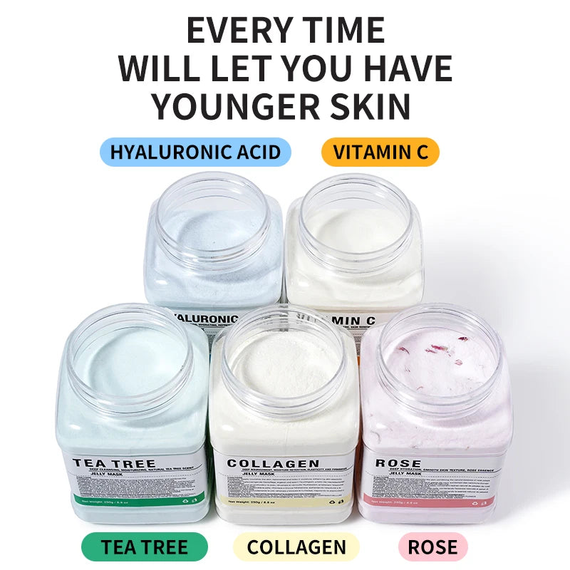 Hydro Jelly Face Mask Powder for Hydrating & Smooth Skin - Gel Peel Off, Vitamin C