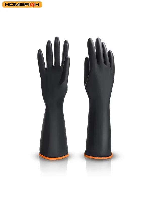 35cm Latex & Rubber Cleaning Gloves for Dishwashing & Kitchen Use