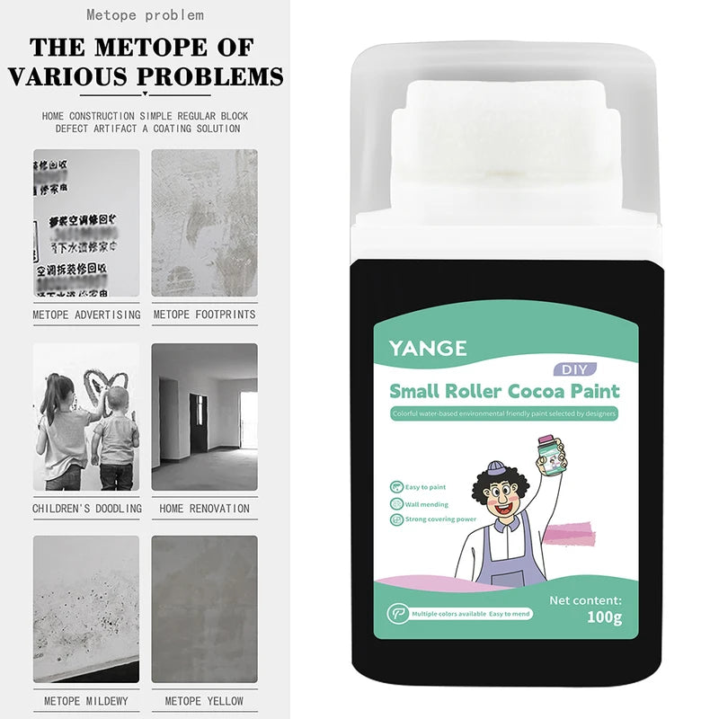 High Coverage Wall Touch-Up Paint for DIY Repairs and Graffiti Cover-up