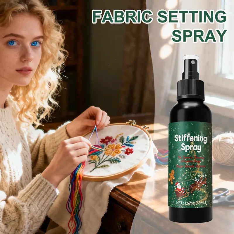 Fabric Stiffener Spray 120ml Quick Drying Craft Textile Reinforcement for Felt and Leather