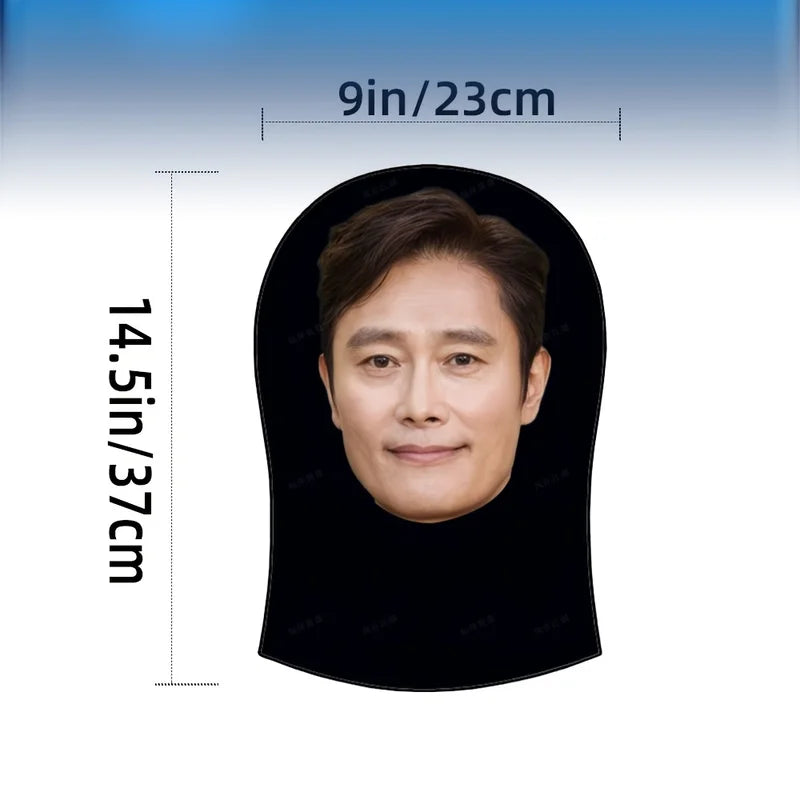 Korean Star Cosplay Party Mask Headgear - Breathable, Washable & Reusable