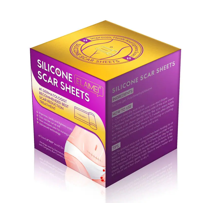 Invisible Silicone Scar Sheets - Reusable Skin Care Cover Tape 4cm x 150/300cm