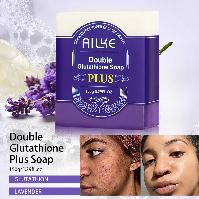 Glutathione Skin Care Set with Lightening Lotion and Moisturizer for Men and Women