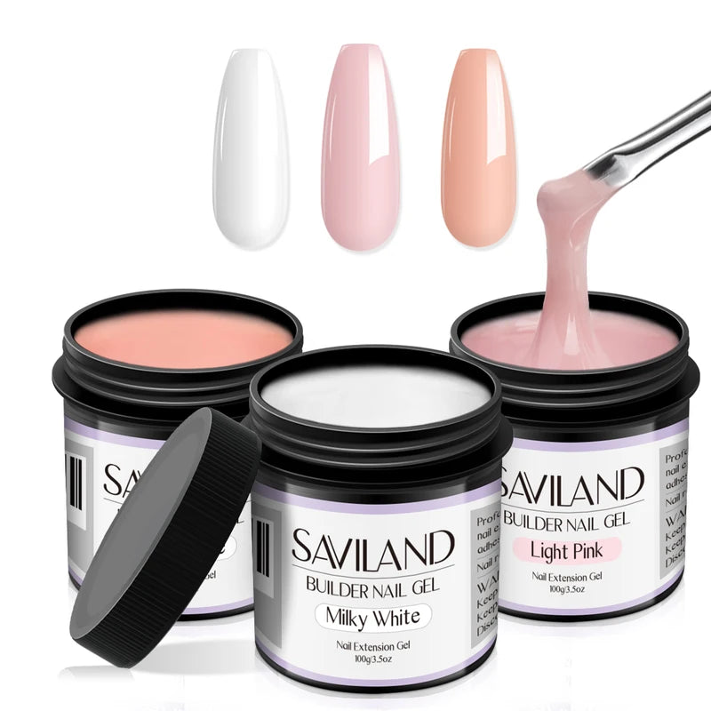 Builder Nail Gel Set 100g Multifunctional Nail Extension Polish for Salon & DIY